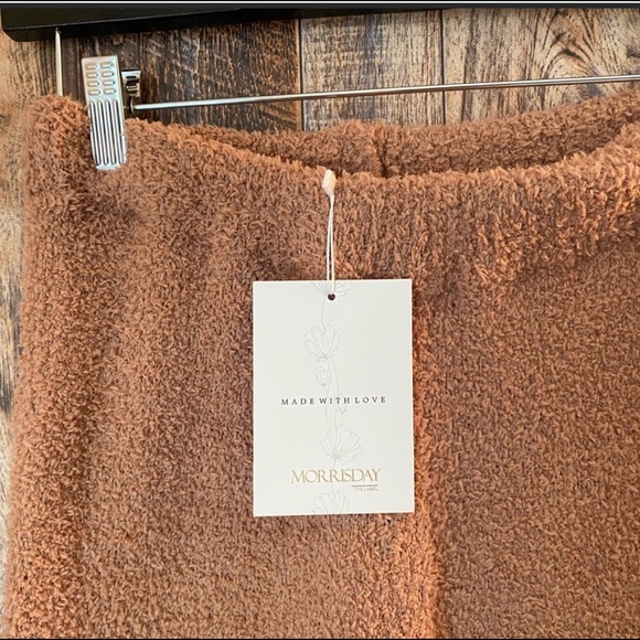 🆕 Morrisday The Label Kimmy Super Soft Tan Lounge Pants - Size Small - Picture 4 of 6